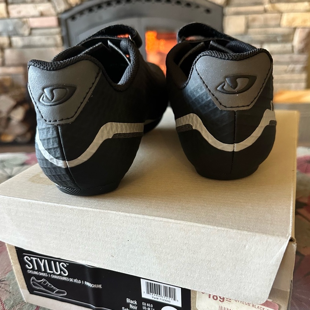Giro Stylus Black Cycling Shoes size 40